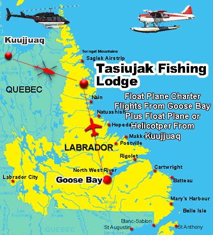 flights Tasiujak Fishing Lodge